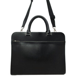 Louis Vuitton Epi Bassano Business Bag Black